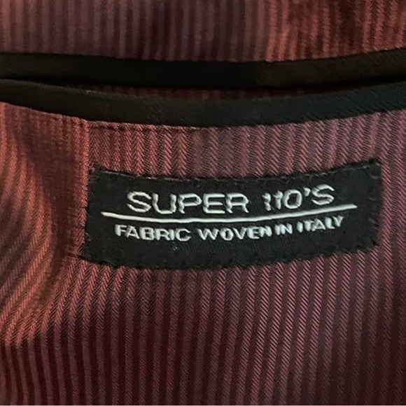 NWOT 2XL Jack Victor Collevtion Super Italian 110 worsted wool black suit jacket - Picture 5 of 12